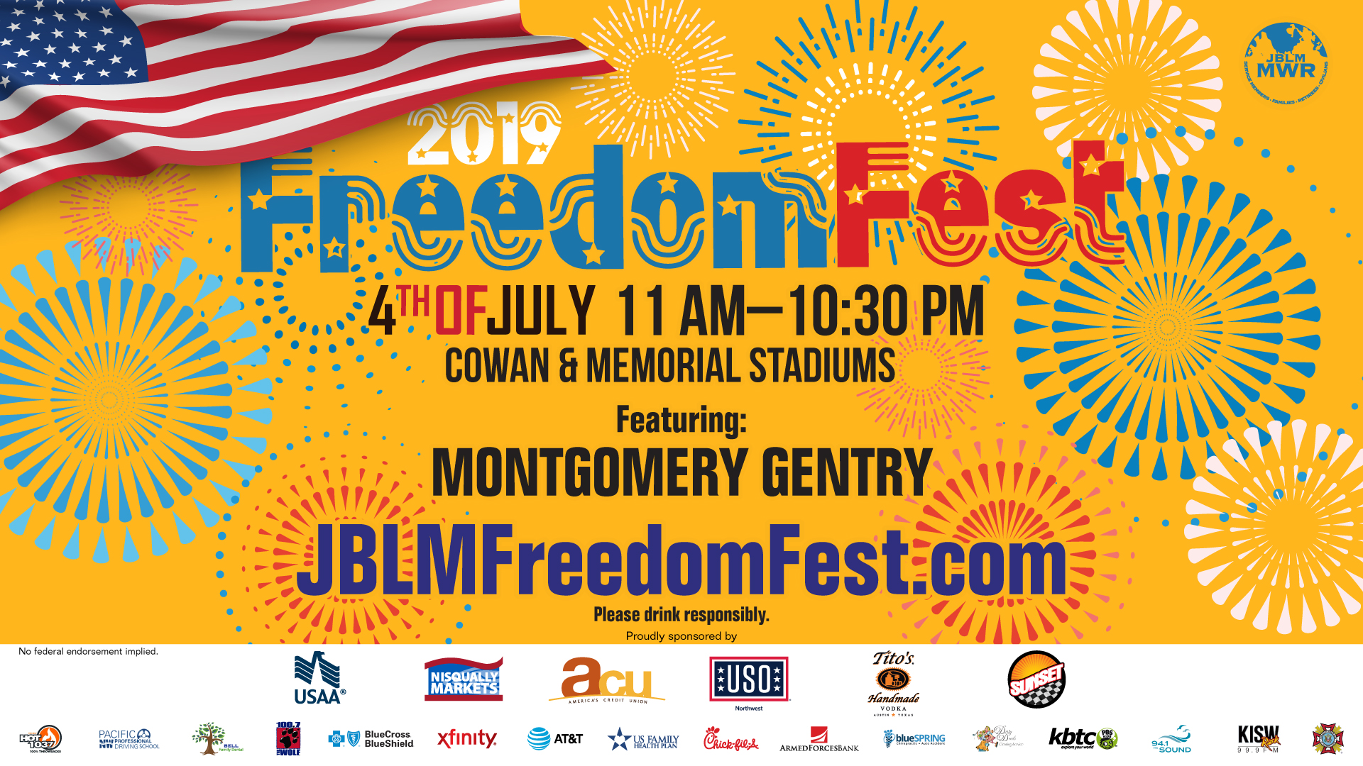 View Event Freedom Fest 2019 Joint Base LewisMcChord US Army MWR