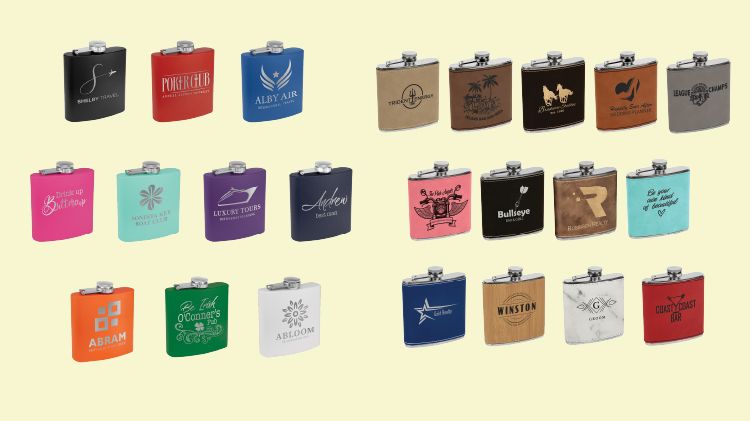 Metal & Leather Flasks