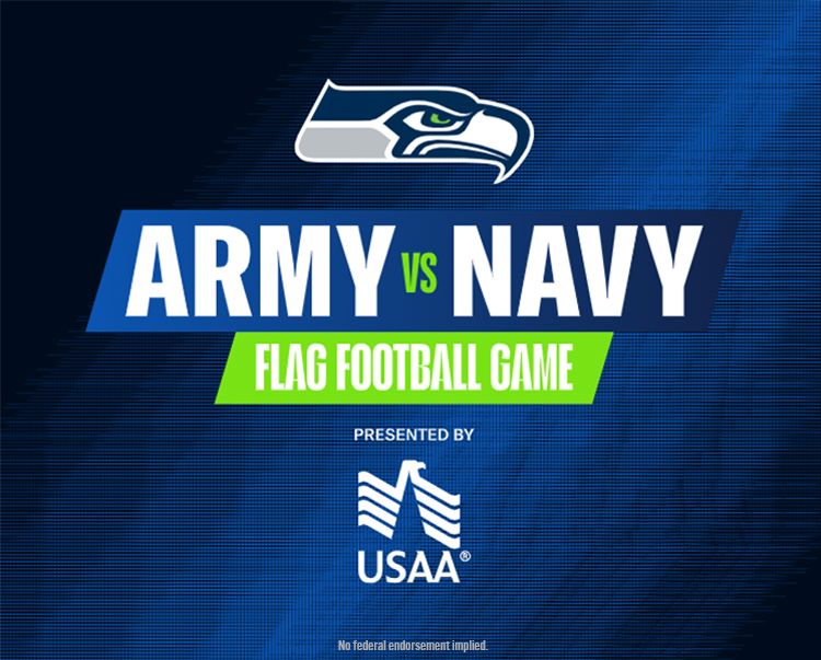 Army vs Navy Flag Football Game at Lumen Field