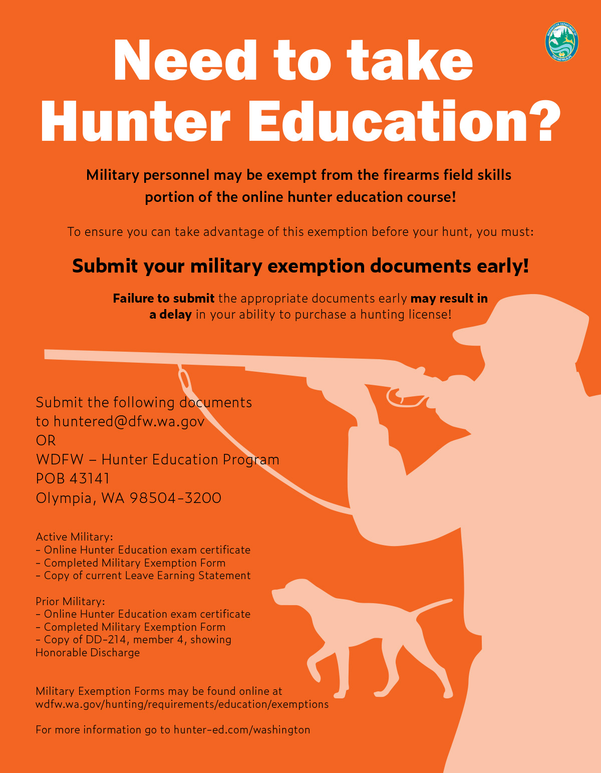 US Army MWR View Event Hunter Education Course