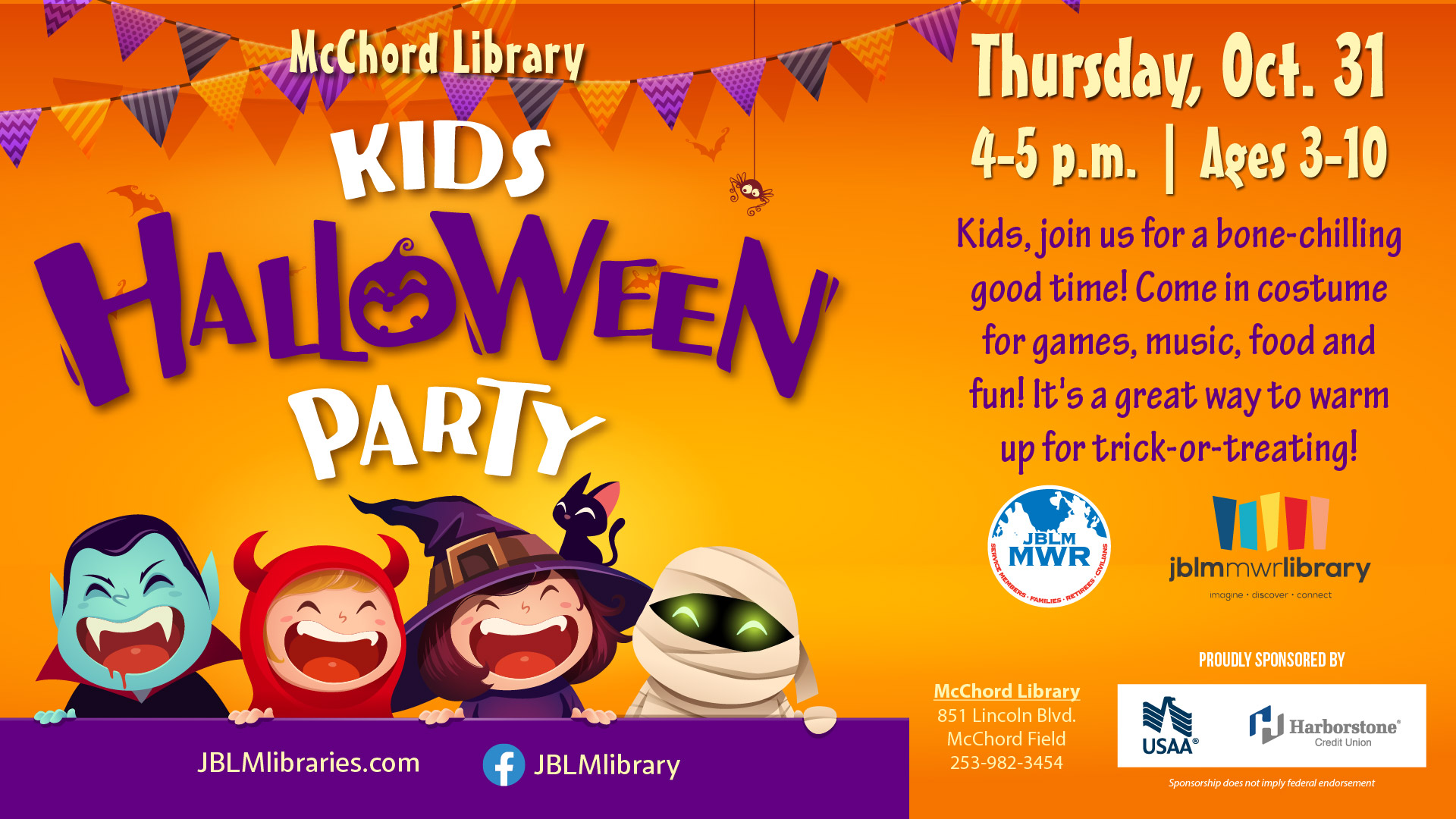 US Army MWR :: View Event :: Kids Halloween Party
