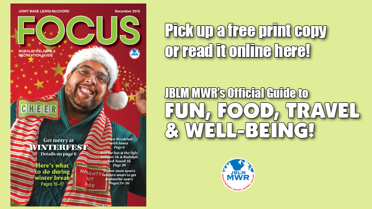 December e-Focus - MWR events & activities for the month of December 2019. December e-Focus - MWR events & activities for the month of December 2019.