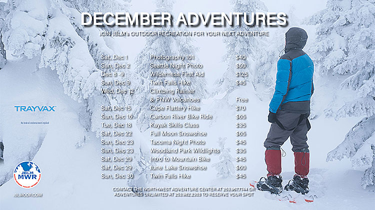 Outdoor Rec December Trips Outdoor Rec December Trips