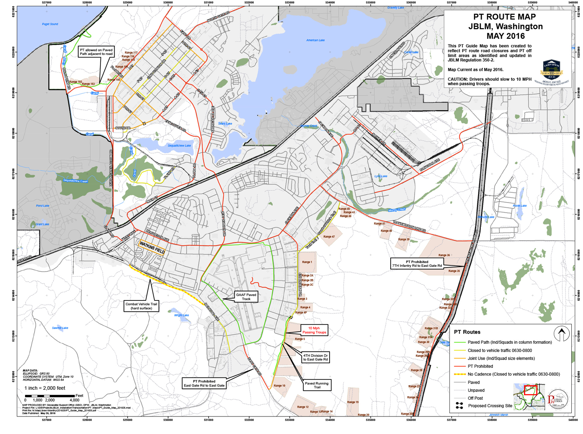 Joint Base Lewis Mcchord Map - Maps For You